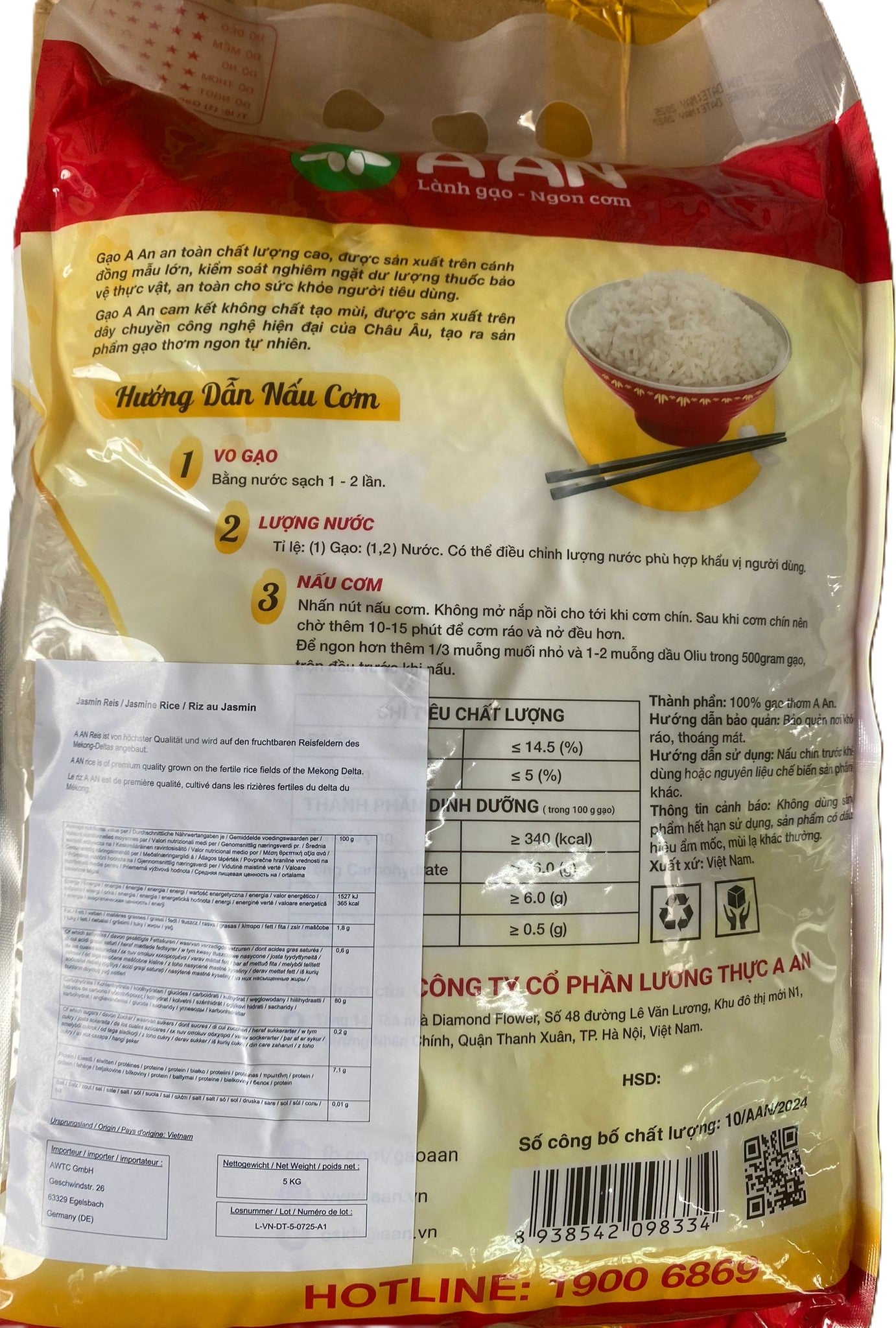 A AN Jasminreis Rot 5kg