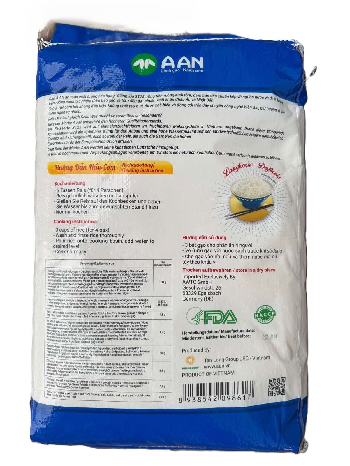 AAN ST25 NEW ROYAL DUFTREIS HELLBLAU, 18KG