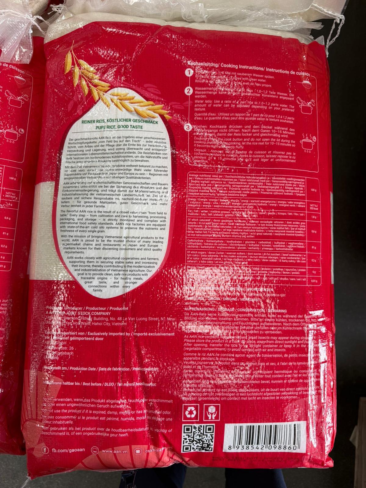 AAN SUSHI REIS JAPONICA 18KG