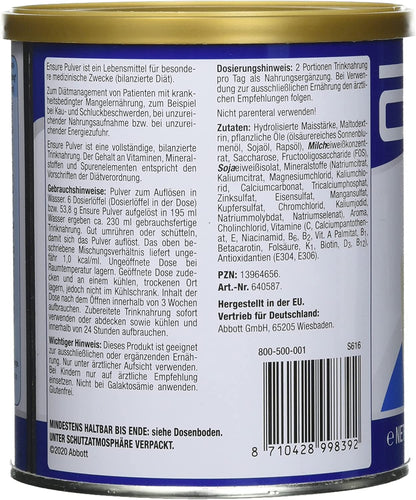 Ensure Vanille Milchpulver (24x400g )